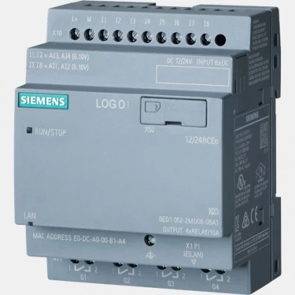 Sterownik PLC 6ED1052-2MD08-0BA1 LOGO! 8.3 12/24 RCEO Siemens 
