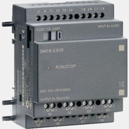 Moduł binarny LOGO! DM16 230R  Siemens 6ED1055-1FB10-0BA0