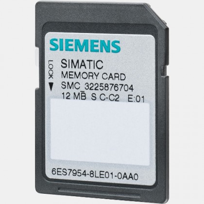 Karta pamięci SIMATIC S7-1500/S7-1200 12 MB Siemens 6ES7954-8LE02-0AA0