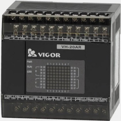 Sterownik PLC 8 wejść i 8 wyjść przekaźnikowych VH-20AR VH Vigor