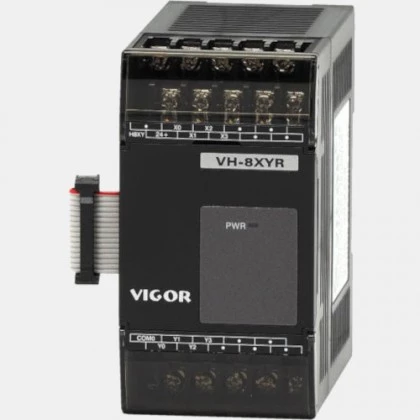 Moduł rozszerzeń 4 wejść i 4 wyjść przekaźnikowych VH-8XYR Vigor