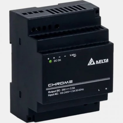 Jednofazowy zasilacz  24V 2,5A DRC-24V60W1AC Delta Electronics