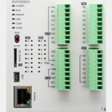 DVP20SX311S Delta Electronics - Sterownik PLC 8 wejść cyfrowych, 6 wyjść PNP, 4 wejścia analogowe i 2 wyjścia analogowe