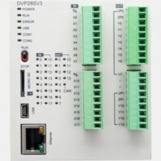DVP28SV311T Delta Electronics - Sterownik PLC 16 wejść i 12 wyjść tranzystorowych NPN