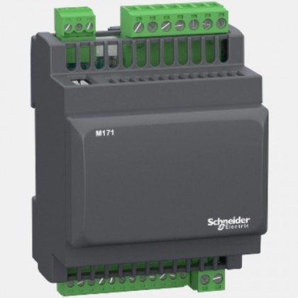 Sterownik PLC 2 wejścia binarne, 5 wejść analogowych, 5 wyjść analogowych oraz 4 wyjścia przekaźnikowe TM171OBM14R Schneider Electric