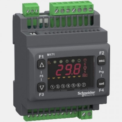 Sterownik PLC 2 wejścia binarne, 5 wejść analogowych, 5 wyjść analogowych oraz 4 wyjścia binarne TM171OD14R Schneider Electric