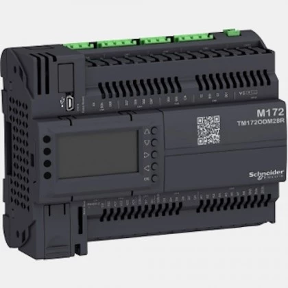 Sterownik PLC 8 wejść binarnych, 8 wejść analogowych, 4 wyjścia analogowe oraz 8 wyjąć binarnych TM172ODM28R Schneider Electric