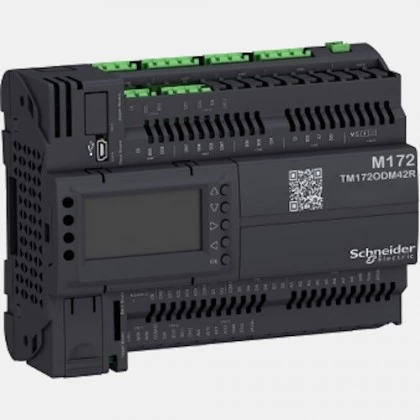 Sterownik PLC 12 wejść binarnych, 12 wejść analogowych, 6 wyjść analogowych oraz 12 wyjść binarnych TM172ODM42R Schneider Electric