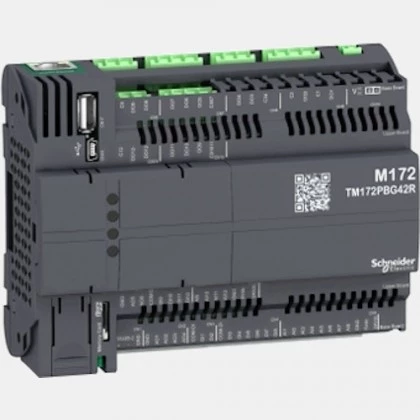 Sterownik PLC 12 wejść binarnych, 12 wejść analogowych, 6 wyjść analogowych oraz 12 wyjść binarnych TM172PBG42R Schneider Electric