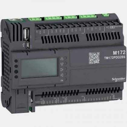 Sterownik PLC 8 wejść binarnych, 8 wejść analogowych, 4 wyjścia analogowe oraz 8 wyjąć binarnych TM172PDG28S Schneider Electric