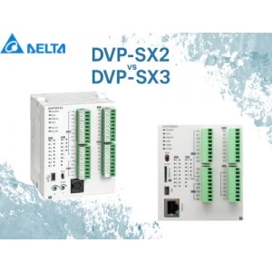 Sterowniki PLC Delta Electronics SX2 vs SX3
