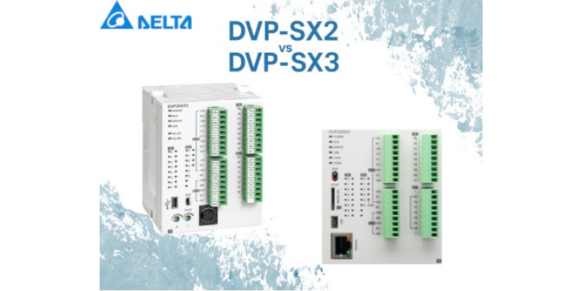 Sterowniki PLC Delta Electronics SX2 vs SX3 Sterowniki PLC Delta Electronics SX2 vs SX3